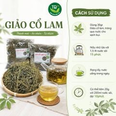 Trà giảo cổ lam SaPa 7 lá, hàng mùa mới, khô, sạch, thơm, hỗ trợ tuần hoàn, thanh lọc cơ thể, cân bằng sức khỏe
