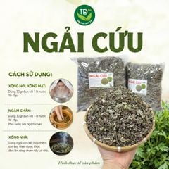 [500 gr] Ngải cứu sấy khô, lá ngải cứu, hàng mùa vụ mới, sạch, thơm, xông giải cảm, xông hơ mặt, ngâm chân, xông phòng