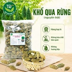 Khổ qua rừng sấy khô nguyên trái (Mướp đắng rừng sấy khô), hàng mùa vụ mới, khô, sạch, thơm, nhiều công dụng tốt