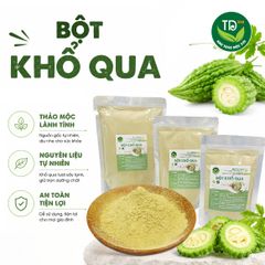 Bột khổ qua rừng, 100g, hàng nguyên chất, dùng đắp mặt, hỗ trợ cải thiện làn da, giảm mụn, ngừa thâm nám