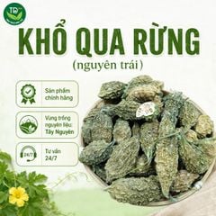 Khổ qua rừng sấy khô nguyên trái (Mướp đắng rừng sấy khô), hàng mùa vụ mới, khô, sạch, thơm, nhiều công dụng tốt