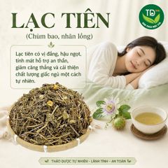 Cây lạc tiên (chùm bao, nhãn lồng), hàng mùa mới, khô, sạch, thơm, hỗ trợ ngủ ngon, thanh nhiệt, lợi tiểu