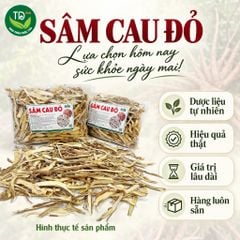 Sâm cau khô, sâm cau đỏ, sâm rừng Tây Bắc, 250 gr, thái lát, khô, sạch, thơm, nhiều công dụng tốt
