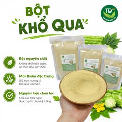 Bột khổ qua rừng, 100g, hàng nguyên chất, dùng đắp mặt, hỗ trợ cải thiện làn da, giảm mụn, ngừa thâm nám