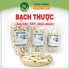 Bạch thược khô, thái lát, trắng, sạch, thơm, hỗ trợ tiêu hóa, đường ruột, bổ huyết, điều kinh, giảm đau, nhuận gan
