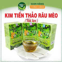 Trà kim tiền thảo – râu mèo dạng túi lọc, hỗ trợ thanh nhiệt, lợi tiểu, bổ thận, mát gan, hỗ trợ tốt cho người bị sỏi thận