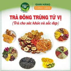 Trà thảo mộc dưỡng nhan mix vị, nguyên liệu chọn lọc cao cấp, giảm stress, ngủ ngon, detox, thanh nhiệt, mát gan, đẹp da