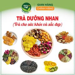 Trà thảo mộc dưỡng nhan mix vị, nguyên liệu chọn lọc cao cấp, giảm stress, ngủ ngon, detox, thanh nhiệt, mát gan, đẹp da