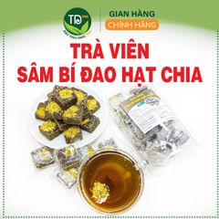 Trà viên bí đao hạt chia, mix đường phèn mật ong, vị thơm ngon, đặc trưng, nguyên liệu chọn lọc, thanh lọc, mát cơ thể