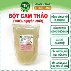 Bột cam thảo nguyên chất 100% organic, tắm trắng, ngừa ho, mất tiếng, giải cảm, ngừa nếp nhăn, mờ thâm, trợ tiêu hóa