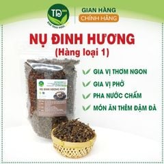 Nụ đinh hương, sấy khô, sạch, thơm, làm gia vị nấu phở, lẩu, tiềm, pha chế, thảo mộc từ thiên nhiên