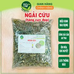 [1kg] Ngải cứu khô nguyên chất, xông giải cảm, điều kinh, an thai, ôn hòa khí huyết, lưu thông máu | Kho thảo dược 24h