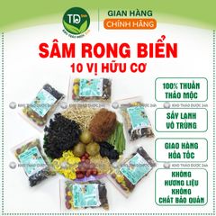 Nguyên liệu nấu sâm rong biển 10 vị hữu cơ, nấu 5- 10 lít, thơm mát, thanh nhiệt, giải độc, mát gan, tiêu viêm, lợi tiểu