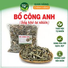 Bồ công anh, sấy khô, nguyên lá, 1kg, trà bồ công anh thanh nhiệt, hỗ trợ lợi sữa, mát sữa