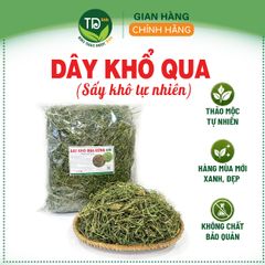 Dây khổ qua rừng (dây mướp đắng rừng) chính hiệu, 01 kg, hàng mùa vụ mới, khô, sạch thơm, hỗ trợ thanh lọc cơ thể