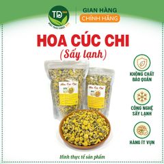 Trà hoa cúc chi (cúc tiến Vua) sấy lạnh nguyên bông, hàng mùa mới, loại đặc biệt, dùng pha trà, thích hợp làm quà biếu tặng