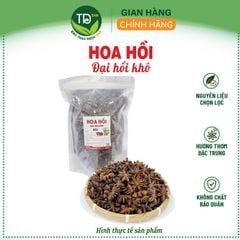 Hoa hồi (đại hồi), hàng loại A, nguyên cánh, 100 gr, gia vị yêu thích cho nhiều món ăn thơm ngon, đậm đà