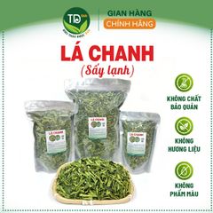 Lá chanh sấy khô, gia vị chế biến khô gà, lẩu thái, xông giải cảm.