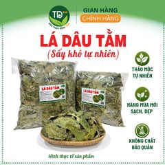 Lá dâu tằm sấy khô, trà lá dâu tằm, hàng loại 1, chuẩn khô, thơm
