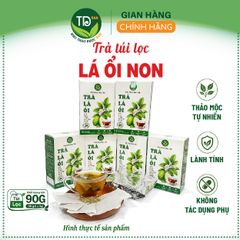 Trà túi lọc lá ổi non ( Búp ổi), thảo mộc cho sức khoẻ, thơm dịu vị thiên nhiên, hàng loại 1, 100% từ thiên nhiên