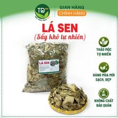 [02 kg] Lá Sen khô (sao vàng hạ thổ), xanh, sạch, đẹp, hỗ trợ ngủ ngon, detox cơ thể, giải nhiệt