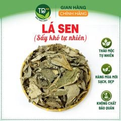 [01 kg] Lá Sen khô (sao vàng hạ thổ), xanh, sạch, đẹp, hỗ trợ ngủ ngon, detox cơ thể, giải nhiệt