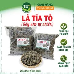 Lá Tía Tô (nguyên lá) sấy khô, hàng vụ mới, khô, thơm, sạch.