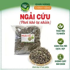 [500 gr] Ngải cứu sấy khô, lá ngải cứu, hàng mùa vụ mới, sạch, thơm, xông giải cảm, xông hơ mặt, ngâm chân, xông phòng