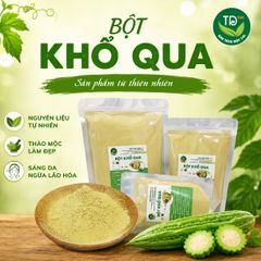 Bột khổ qua rừng, 100g, hàng nguyên chất, dùng đắp mặt, hỗ trợ cải thiện làn da, giảm mụn, ngừa thâm nám