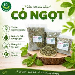 Cỏ ngọt hữu cơ sấy khô, hàng lá xanh, đẹp, 01 kg, hỗ trợ thanh nhiệt, đường ăn kiêng tự nhiên, tốt cho người tiểu đường