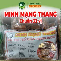 Minh mạng thang, chuẩn 33 vị, 1 thang 2 kg + 1kg rễ cây mú từn, bổ thận tráng dương, tăng cường sức khỏe (combo 2 in 1)