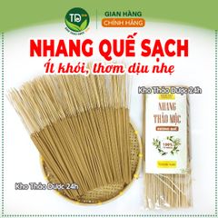 Nhang sạch thảo mộc thiên nhiên, tuyệt đối an toàn cho sức khỏe của cả gia đình, đủ kiểm định, xu thế của người dùng