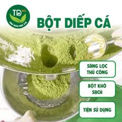 Bột diếp cá nguyên chất 100%, hỗ trợ ngăn ngừa mụn và giảm thâm nám, cải thiện làn da, tẩy TBC