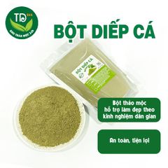 Bột diếp cá nguyên chất 100%, hỗ trợ ngăn ngừa mụn và giảm thâm nám, cải thiện làn da, tẩy TBC