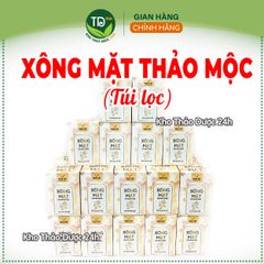 Thảo mộc xông mặt, kết hợp 19 loại thảo dược quý, làm sạch da, giảm stress, thải độc, se khít lỗ chân lông, dạng túi lọc