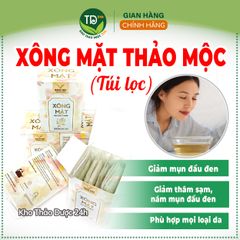 Thảo mộc xông mặt, kết hợp 19 loại thảo dược quý, làm sạch da, giảm stress, thải độc, se khít lỗ chân lông, dạng túi lọc