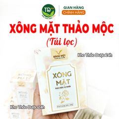 Thảo mộc xông mặt, kết hợp 19 loại thảo dược quý, làm sạch da, giảm stress, thải độc, se khít lỗ chân lông, dạng túi lọc