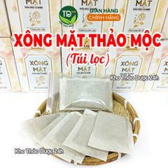 Thảo mộc xông mặt, kết hợp 19 loại thảo dược quý, làm sạch da, giảm stress, thải độc, se khít lỗ chân lông, dạng túi lọc