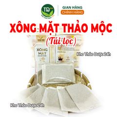 Thảo mộc xông mặt, kết hợp 19 loại thảo dược quý, làm sạch da, giảm stress, thải độc, se khít lỗ chân lông, dạng túi lọc