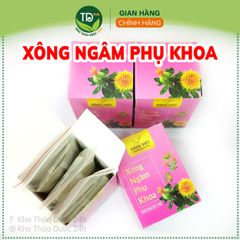 Thảo dược xông phụ khoa, xông vùng kín sau sinh, làm hồng, thơm, se khít cô bé, sạch sản dịch sau sinh, túi lọc tiện lợi