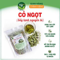 Cỏ ngọt hữu cơ sấy khô, hàng lá xanh, đẹp, 01 kg, hỗ trợ thanh nhiệt, đường ăn kiêng tự nhiên, tốt cho người tiểu đường