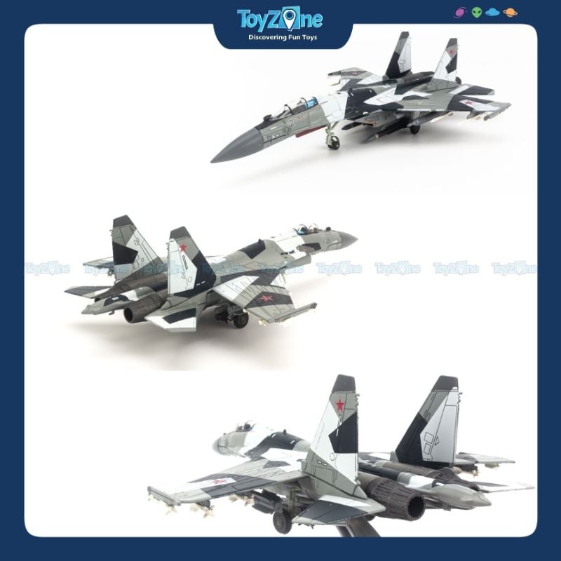 Mô hình máy bay chiến đấu Su-35 Super Flanker Russian Air Force 1:100 Nsmodel