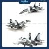 Mô hình máy bay chiến đấu Su-35 Super Flanker Russian Air Force 1:100 Nsmodel