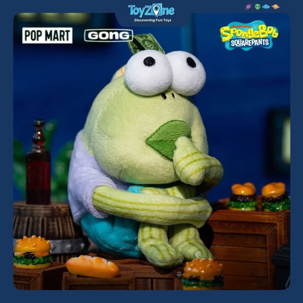 Mô hình Blind box Móc khóa Bikini Bottom Buddies Whimsical Plush POP MART