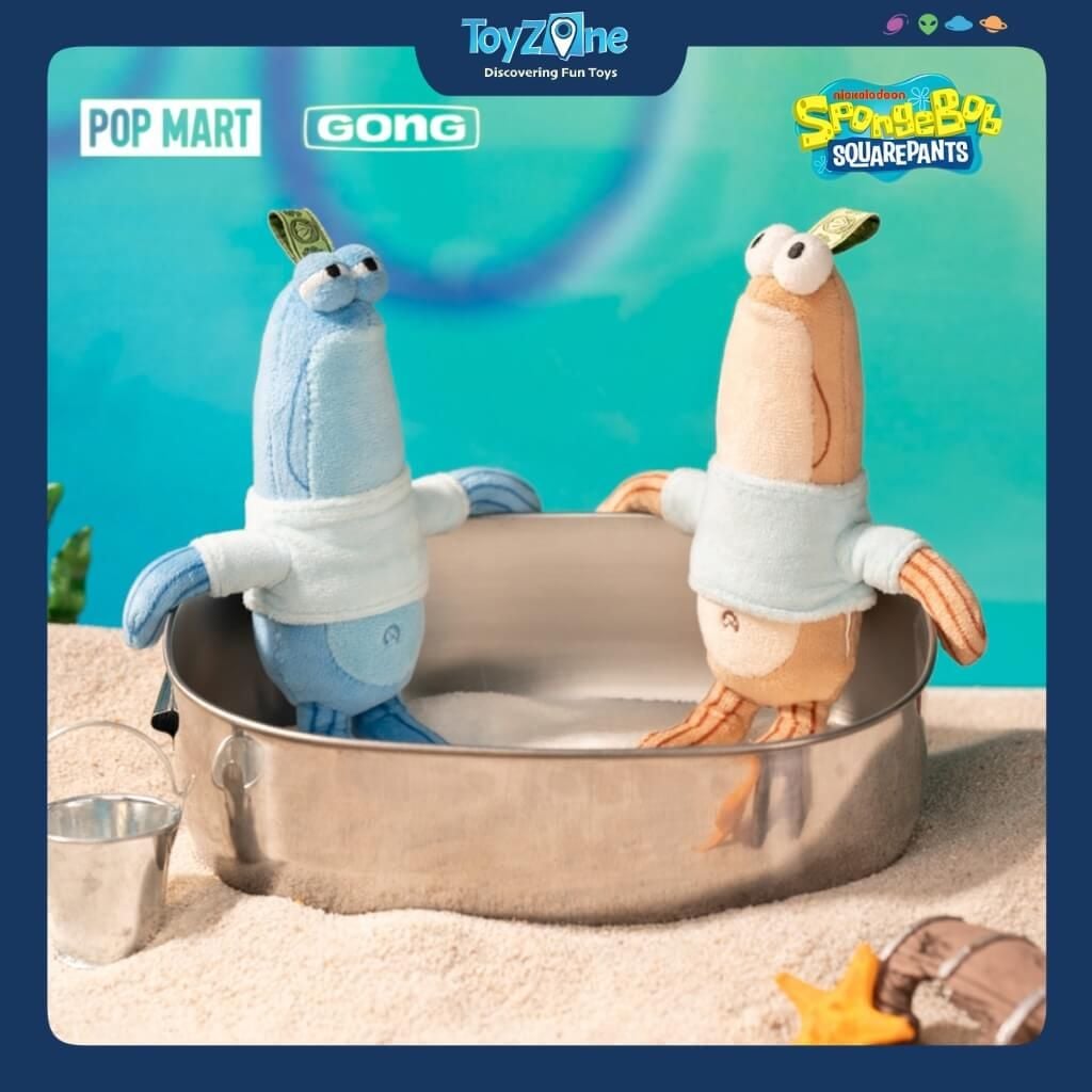 Mô hình Blind box Móc khóa Bikini Bottom Buddies Whimsical Plush POP MART