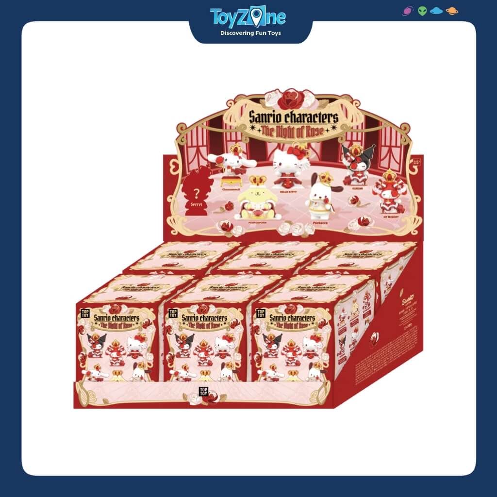 Mô hình đồ chơi Blind box Sanrio Characters Rose Night Series ( Đêm Hoa Hồng ) TOP TOY