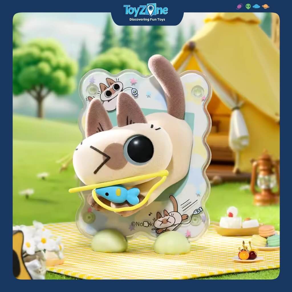 Mô hình đồ chơi Blind box Siamese Cat Azukisan's Healing Moment Series ( Khoảnh Khắc Chữa Lành ) NOBEKO