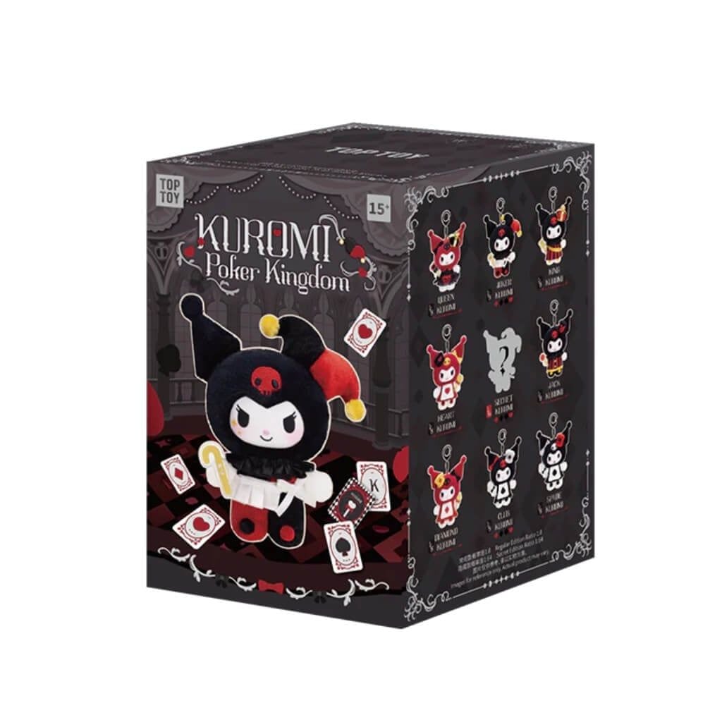 Mô hình đồ chơi Blind box Kuromi Poker Kingdom Series Plush Pendant TOP TOY