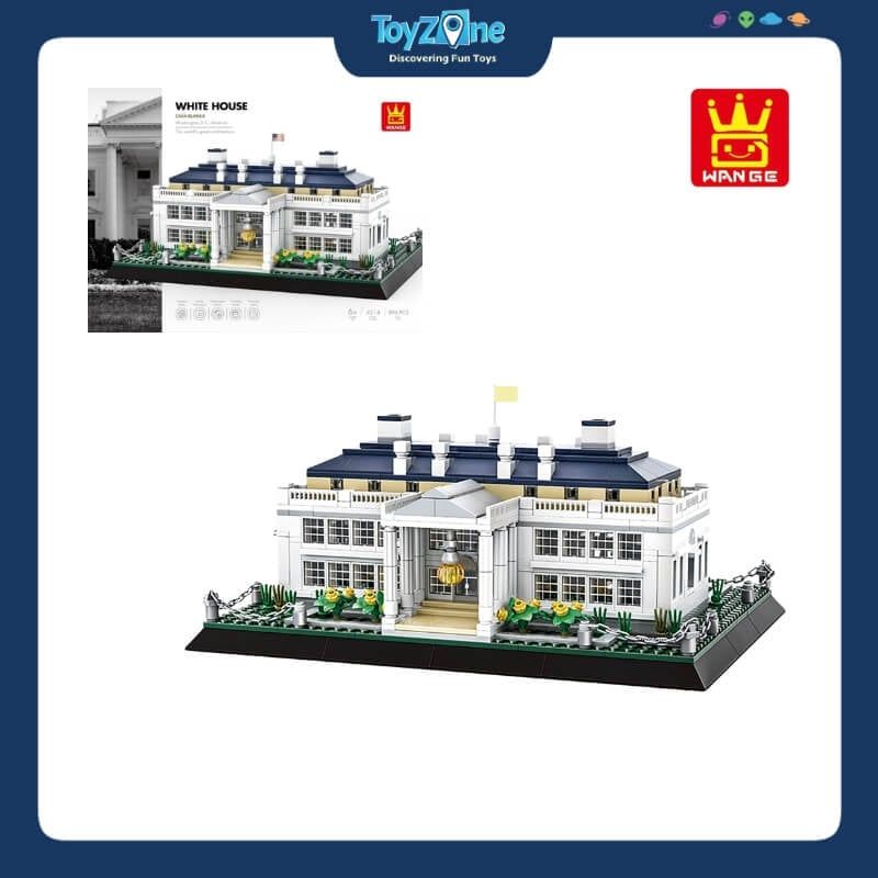 Bộ đồ chơi lắp ráp mô hình Công Trình Kiến Trúc Wange