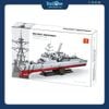 Bộ Đồ Chơi Lắp Ráp Mô Hình Tàu Khu Trục Arleigh Burke-Class WANGE